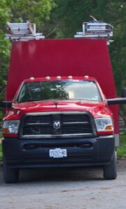 bills truck front view ladder